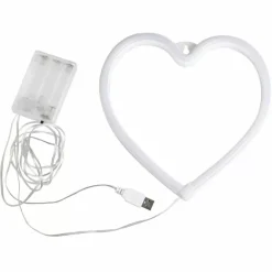 Parisian Love Roze Neon Lamp Hart - Romantische Verlichting