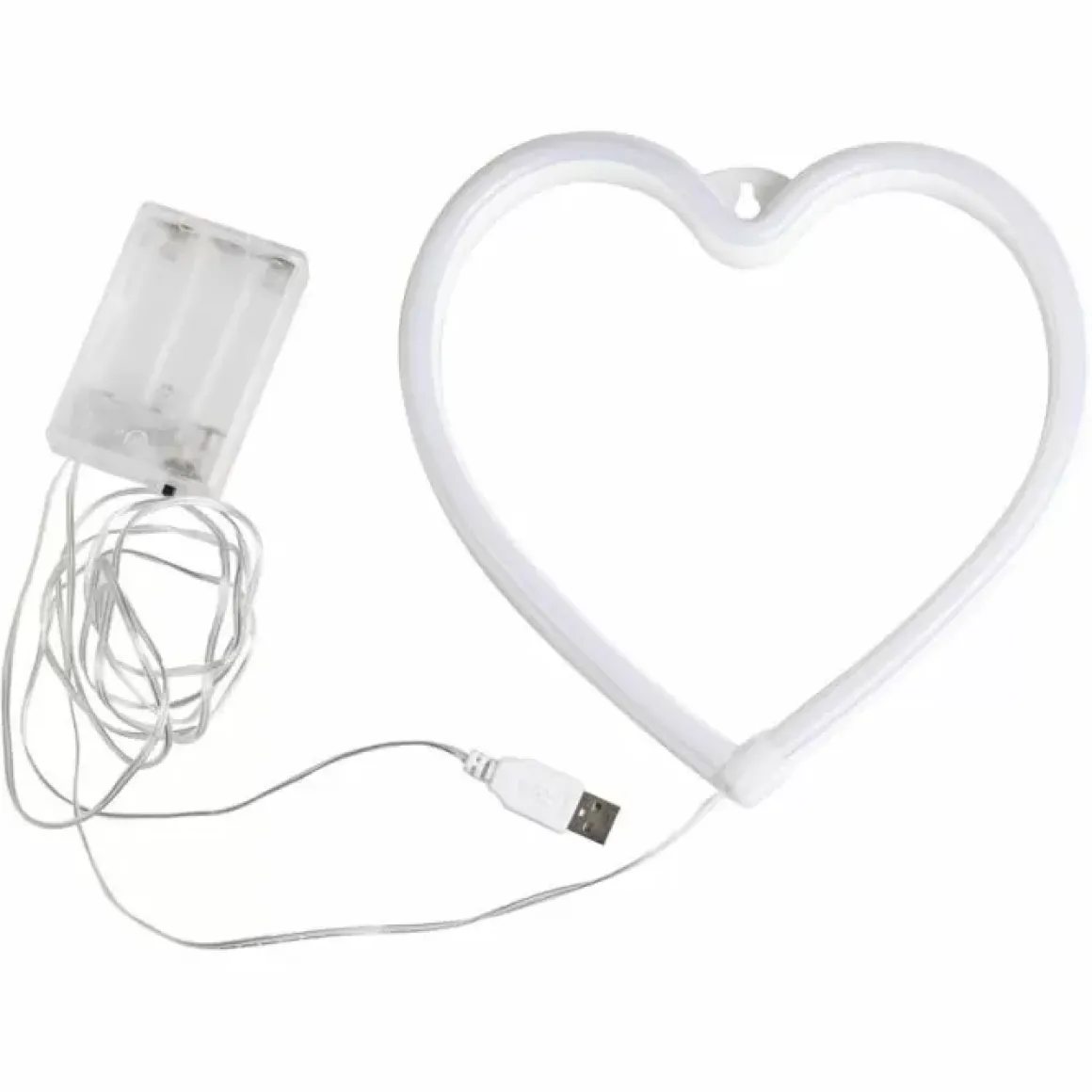 Parisian Love Roze Neon Lamp Hart - Romantische Verlichting