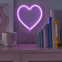 Parisian Love Roze Neon Lamp Hart - Romantische Verlichting