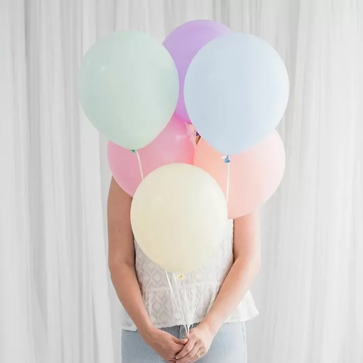 Pastel Ballonnen Peach (10St)