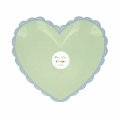 Pastel Hearts Gebaksbordjes Van Meri Meri (8St)