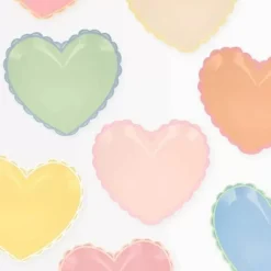 Pastel Hearts Gebaksbordjes Van Meri Meri (8St)
