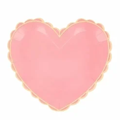 Pastel Hearts Grote Papieren Feestbordjes Van Meri Meri (8St)