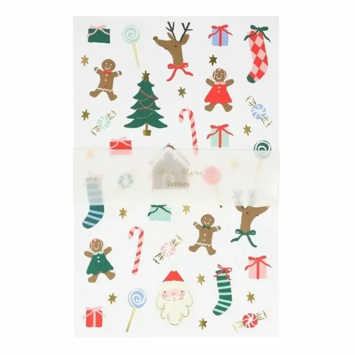 Plaktattoos Jolly Christmas Meri Meri