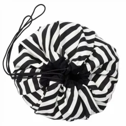 Play & Go Opbergzak En Speelmat En Speelmat Stripes Zwart