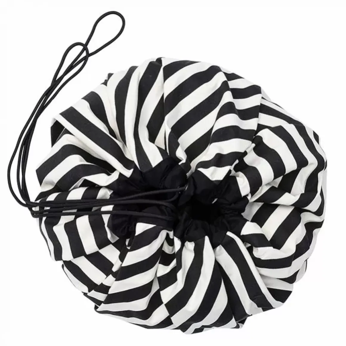 Play & Go Opbergzak En Speelmat En Speelmat Stripes Zwart