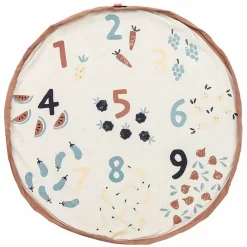 Play & Go Opbergzak En Speelmat Veggie Numbers