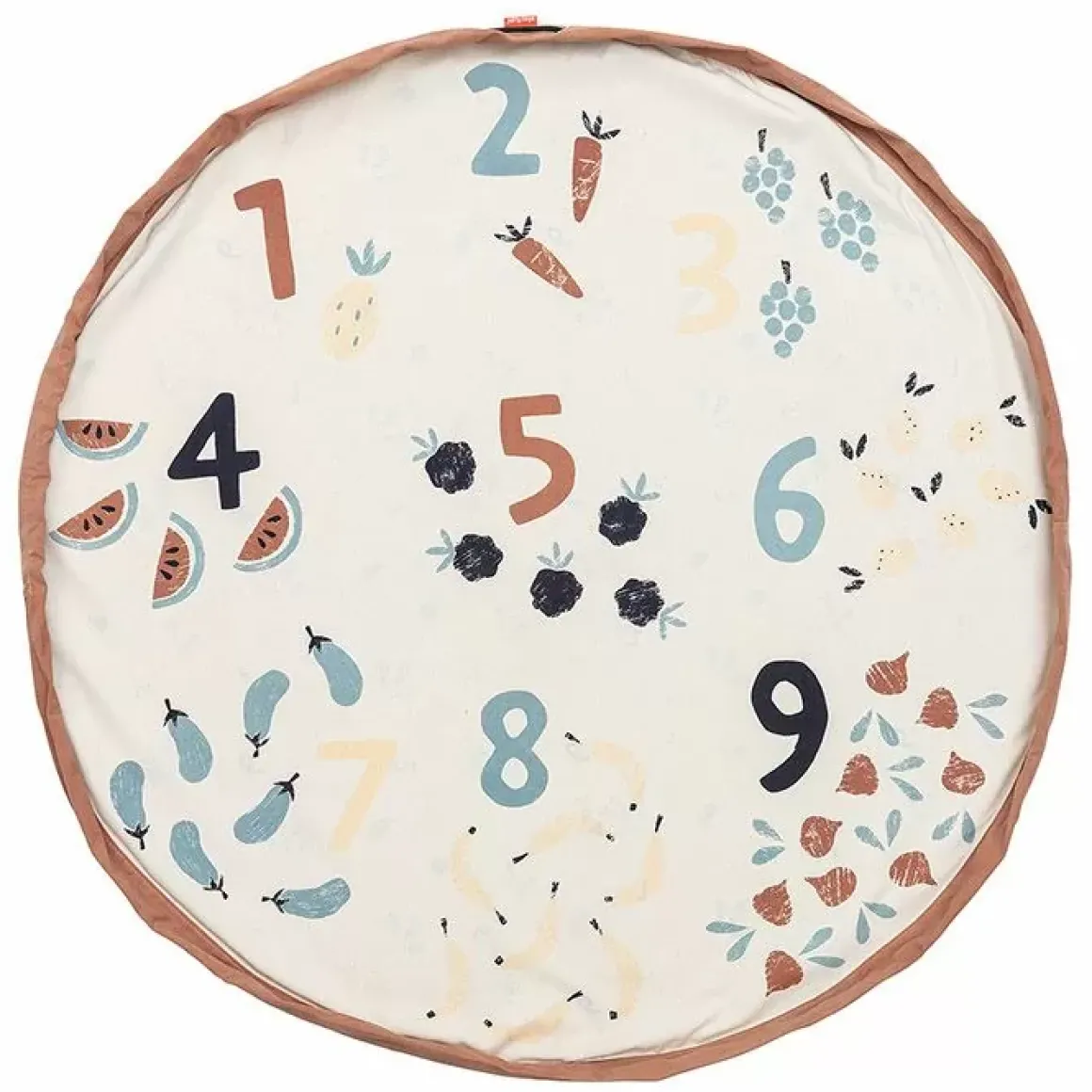 Play & Go Opbergzak En Speelmat Veggie Numbers