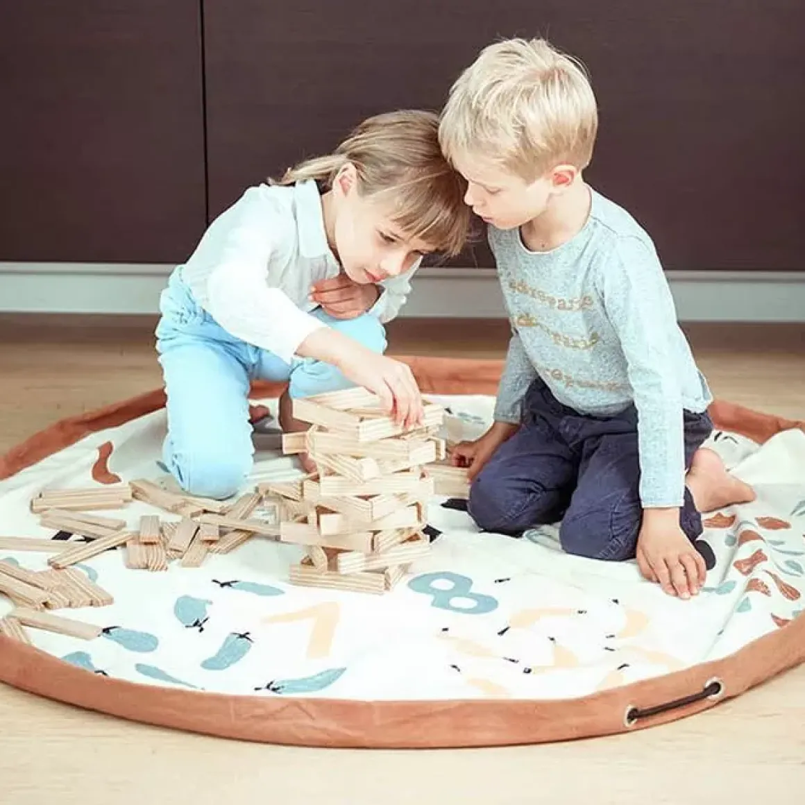 Play & Go Opbergzak En Speelmat Veggie Numbers