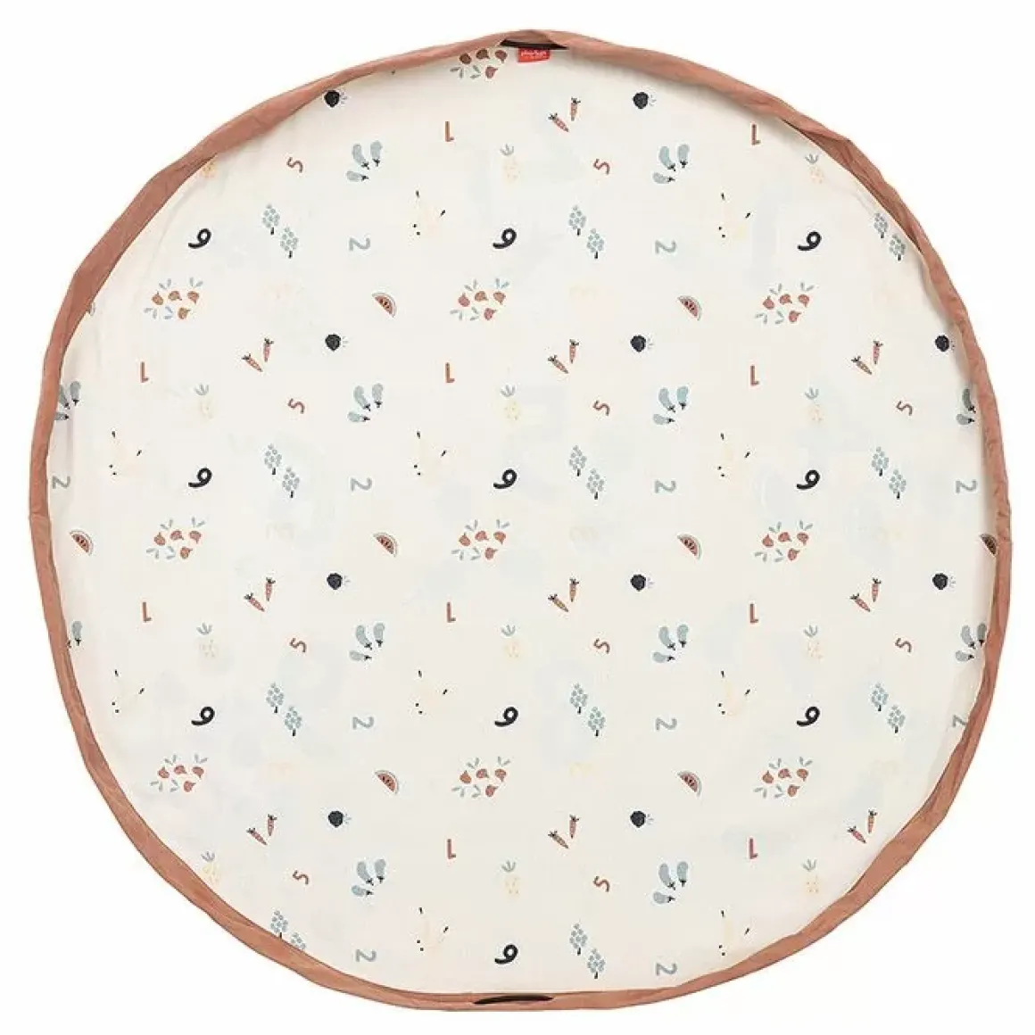 Play & Go Opbergzak En Speelmat Veggie Numbers