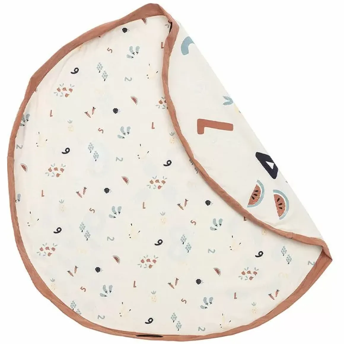 Play & Go Opbergzak En Speelmat Veggie Numbers