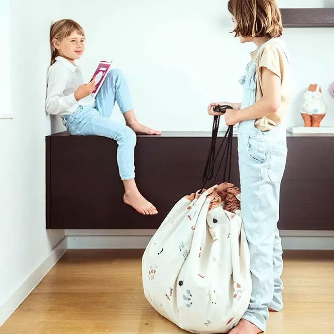 Play & Go Opbergzak En Speelmat Veggie Numbers