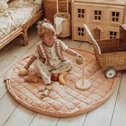 Play & Go Soft Opbergtas En Speelmat Fleuri