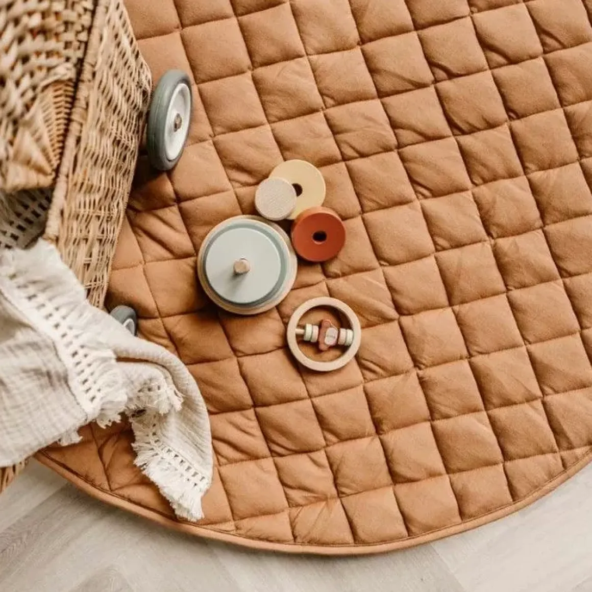 Play & Go Soft Opbergtas En Speelmat Tawny Brown