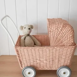 Poppenwagen Strolley Roze Olli Ella