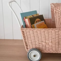 Poppenwagen Strolley Roze Olli Ella