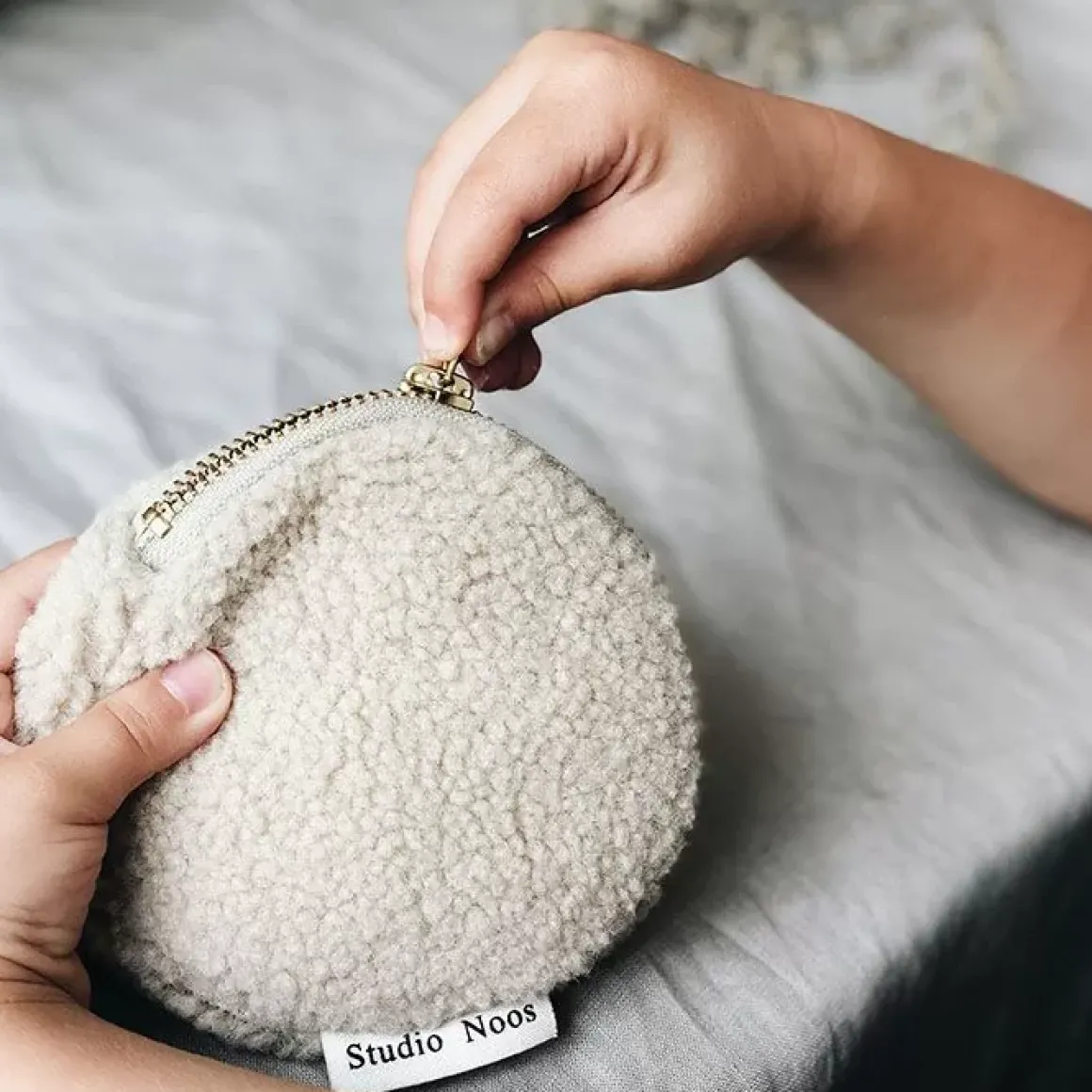 Portemonnee Chunky Teddy Ecru Studio Noos