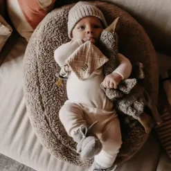 Relaxhoes Voor Voedingskussen Teddy Taupe Ilmaha