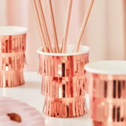 Rietjes Metaal Rosegoud Mix It Up (5St) Ginger Ray