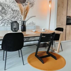 Ronde Vloermat Mosterdgeel Eeveve