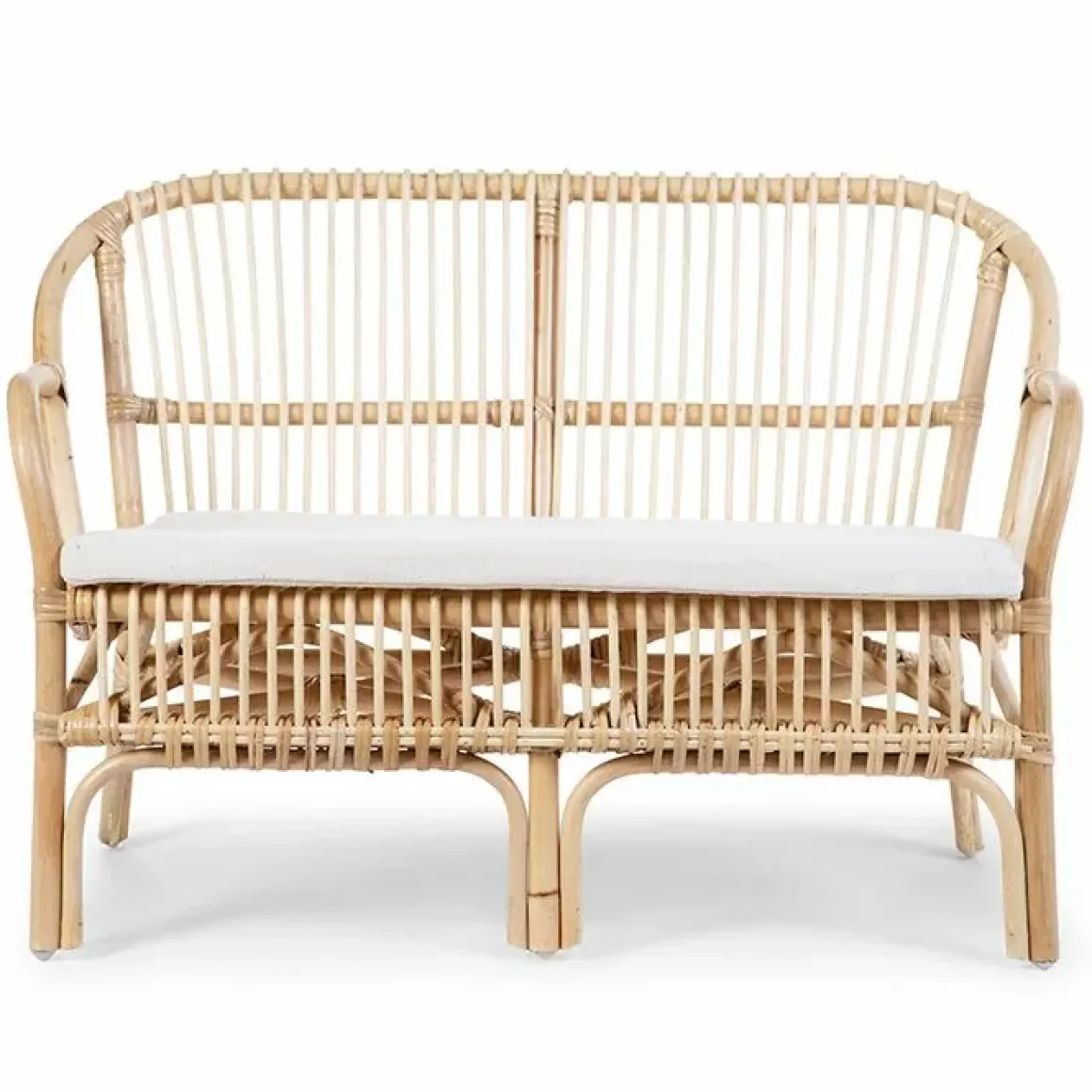 Rotan Kinderbankje Montana Met Kussen Childhome