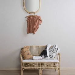 Rotan Kinderbankje Montana Met Kussen Childhome