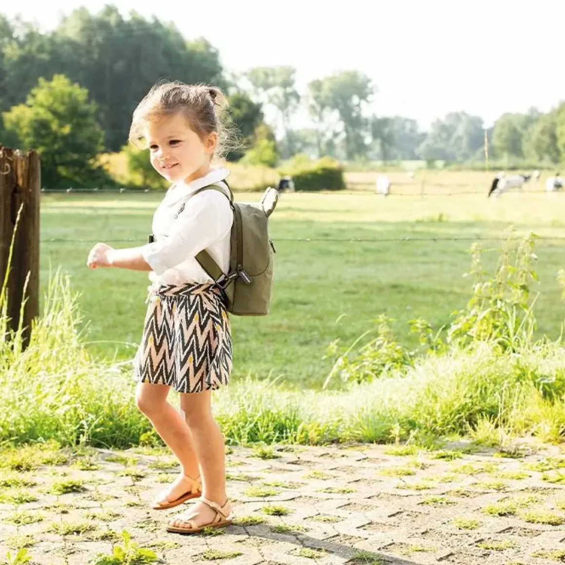 Rugzak My First Bag Canvas Khaki Childhome