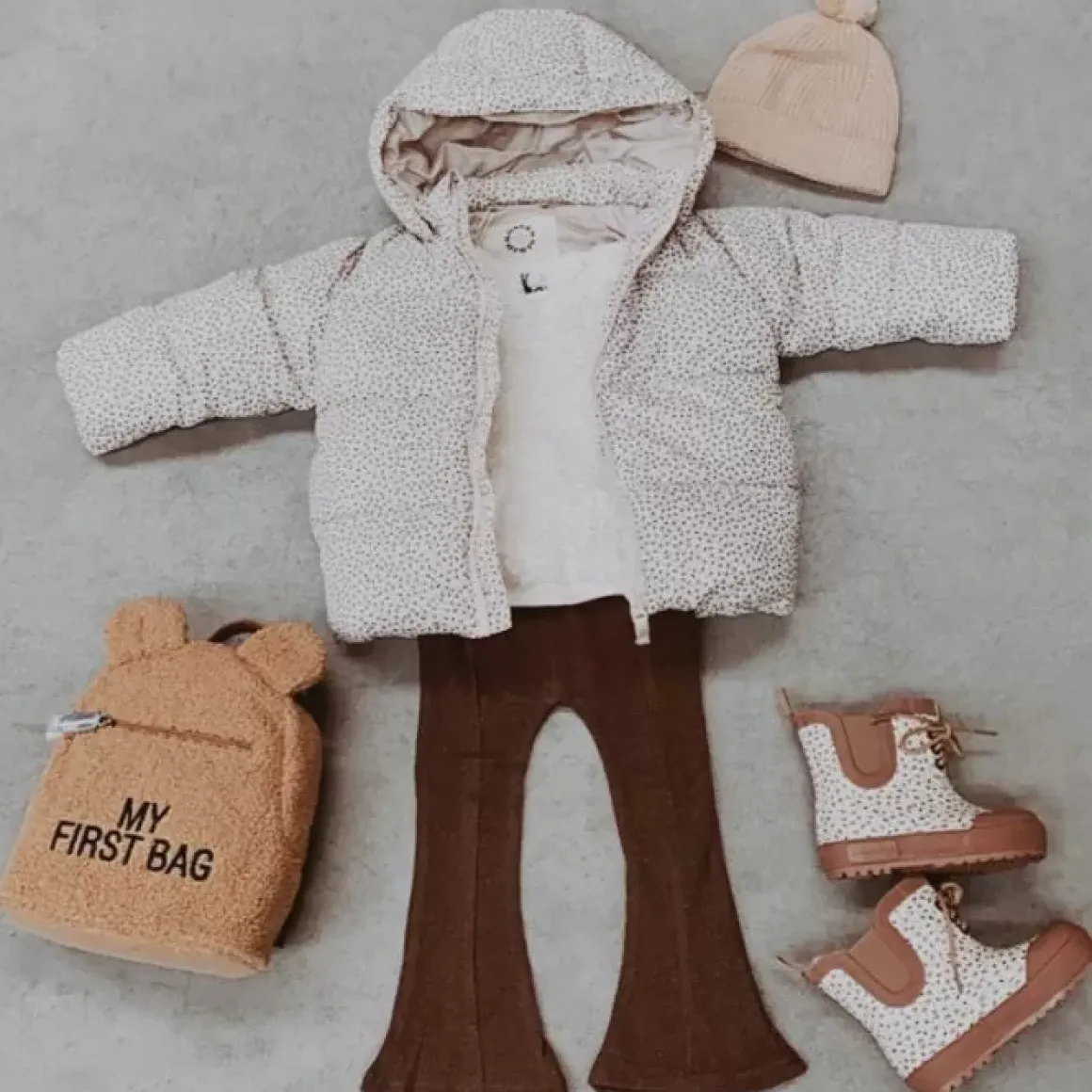 Rugzak My First Bag Teddy Beige Childhome