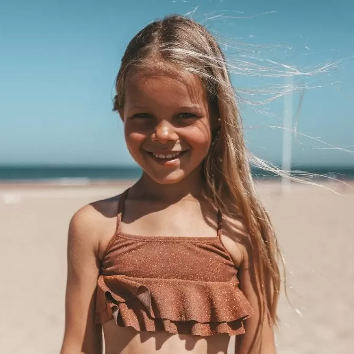 Salted Stories Sami Glitter Bikini | Maat 98/104 | Kindervriendelijke Glitters | Upf50+