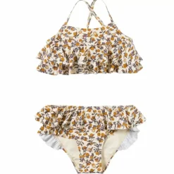 Salted Stories Sati L'Orange Bikini 98/104 | Zomerse Sinaasappelprint | Veilig Zwemmen Met Upf50+