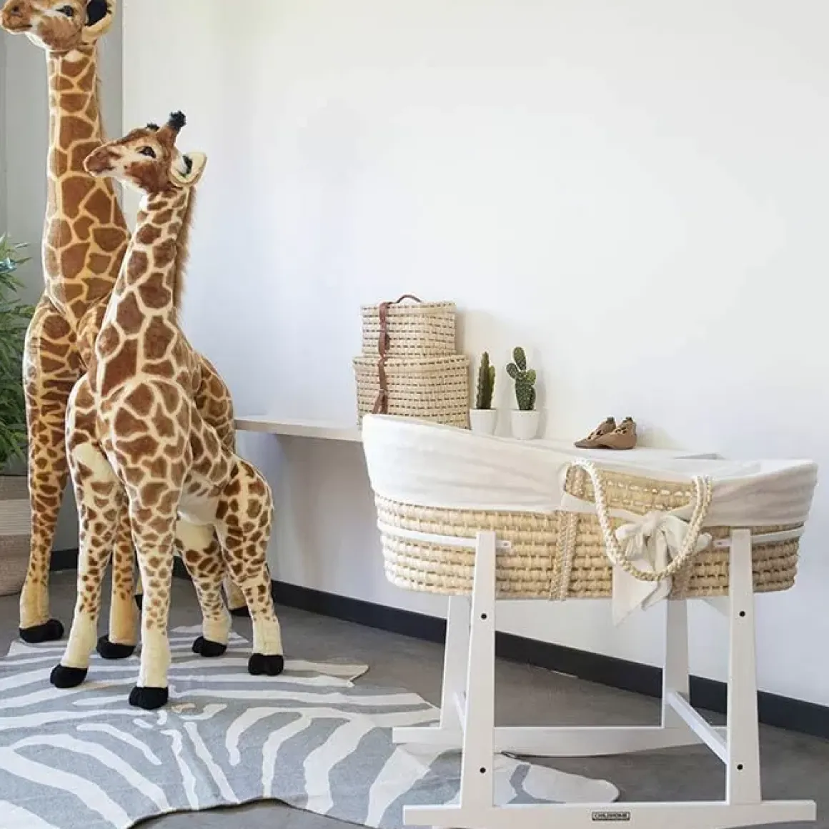 Schommelstandaard Voor Mosesmand Wit Childhome