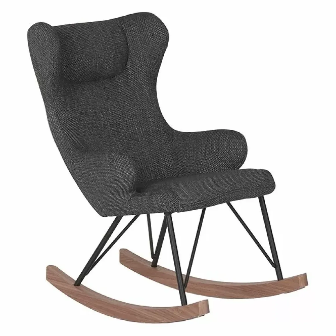 Schommelstoel Kids De Luxe Black Quax