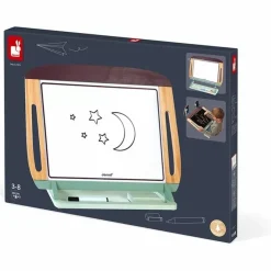 Schoolbord Tafelmodel Bordeaux/Mintgroen Janod