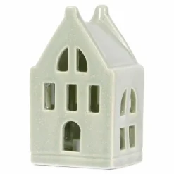 Senza Keramieken Huisje Met Lichtjes Groen