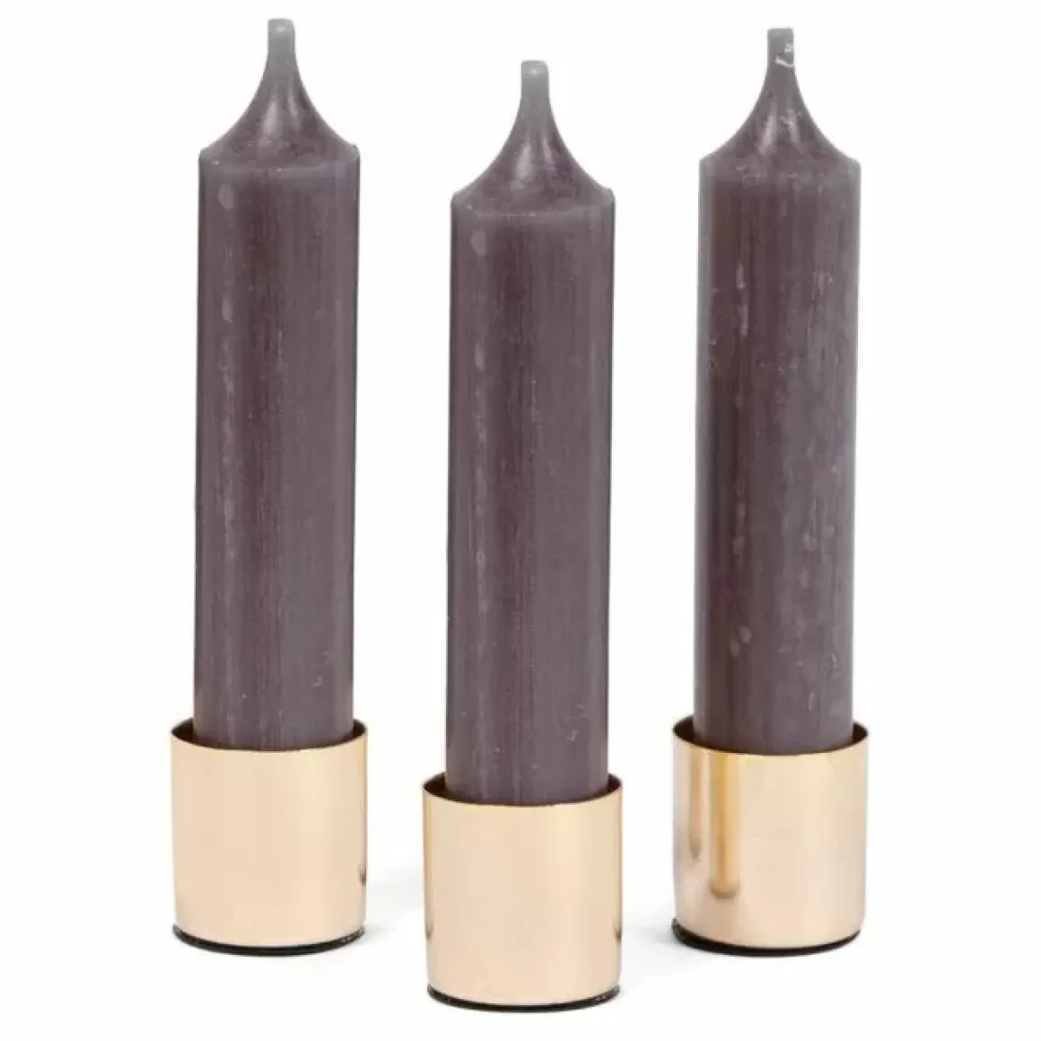 Senza Magnetische Kaarsenhouders Goud (3St)