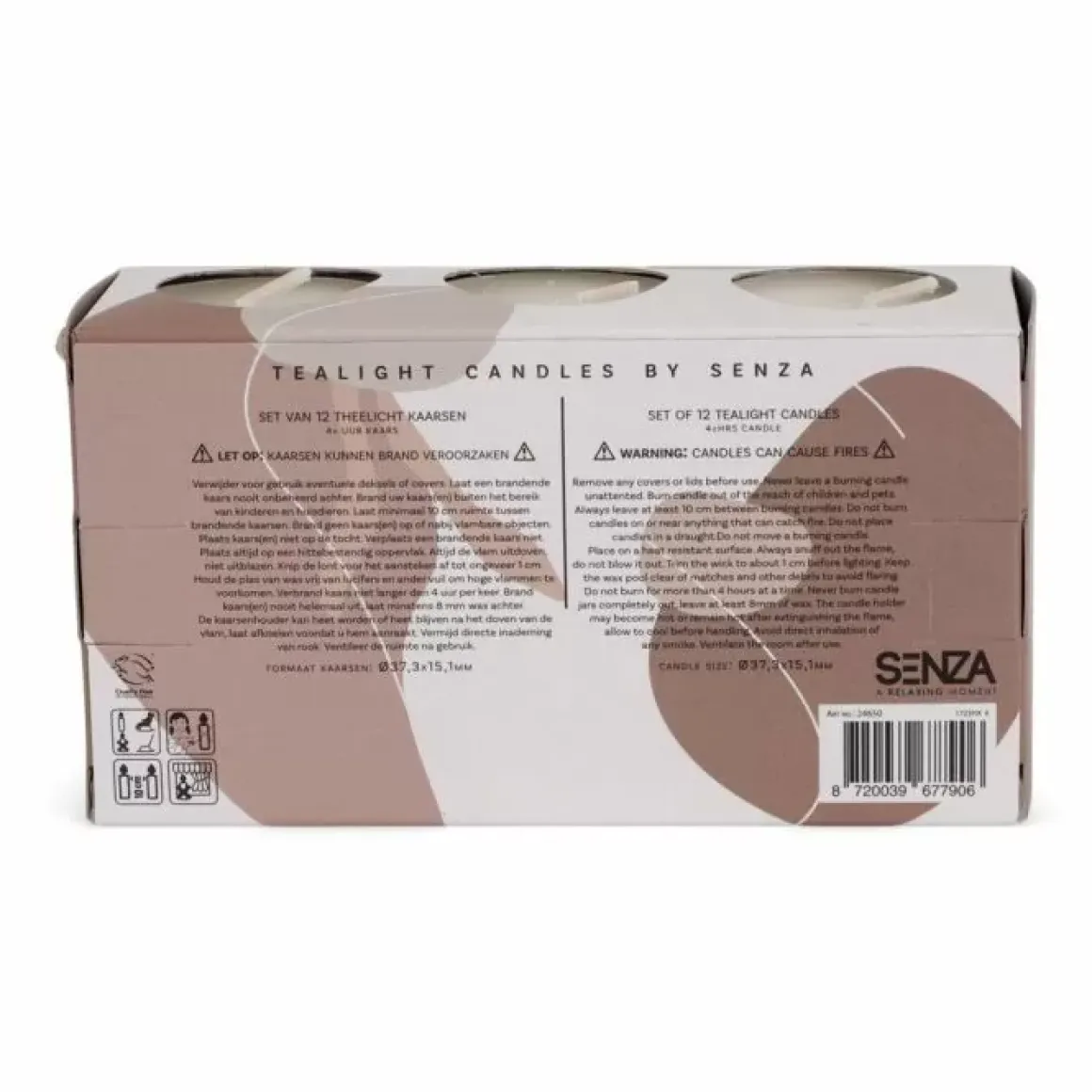 Senza Waxinelichtjes In Geschenkdoos (12St)