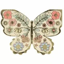 Servetten Floral Butterfly (16St) Meri Meri