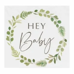 Servetten Hey Baby Botanical Baby (16St) Ginger Ray