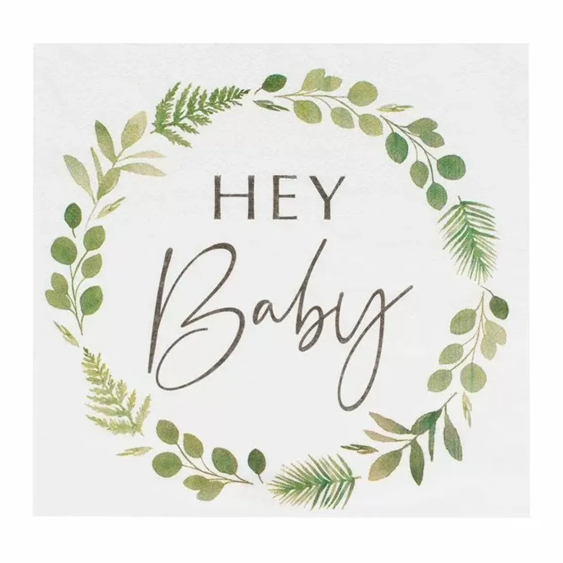 Servetten Hey Baby Botanical Baby (16St) Ginger Ray