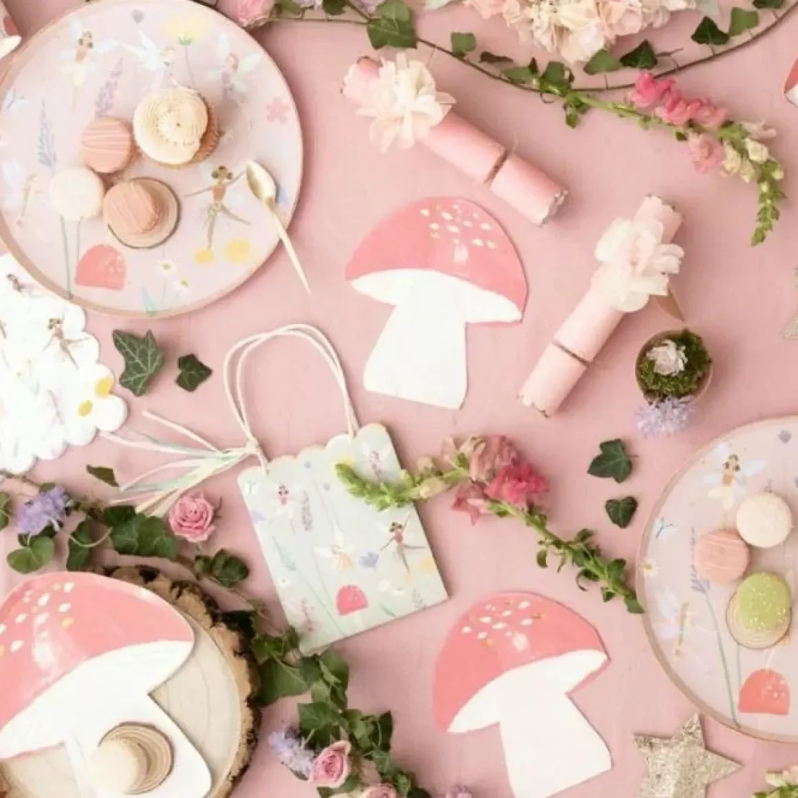 Servetten Paddenstoel Fairy (16St) Meri Meri