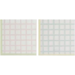 Servetten Ruitjes Pastel Hop Hop Hooray (16St) Ginger Ray