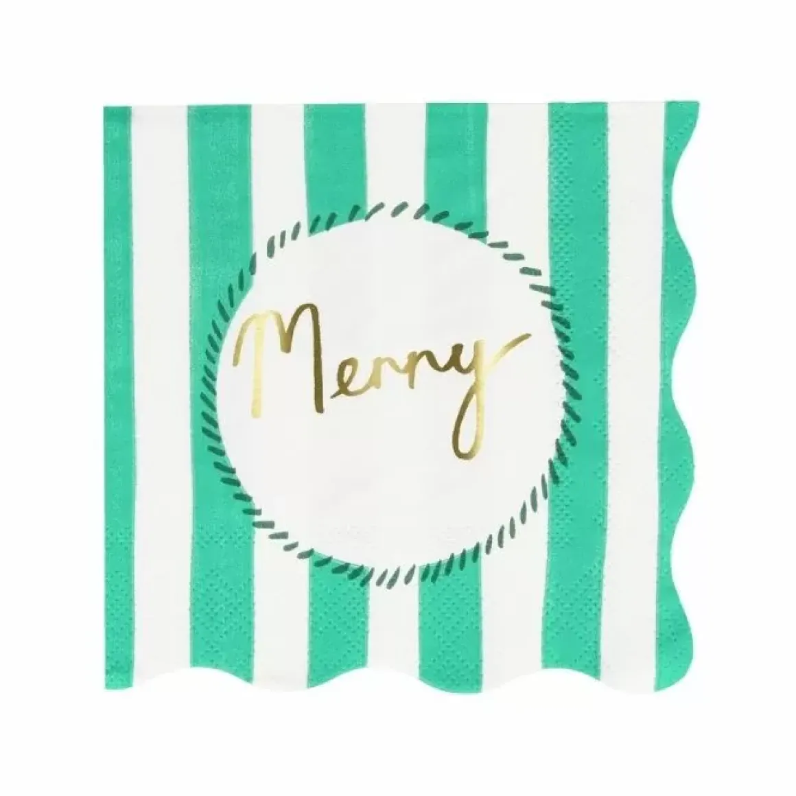 Servetten Striped Christmas (16St) Meri Meri
