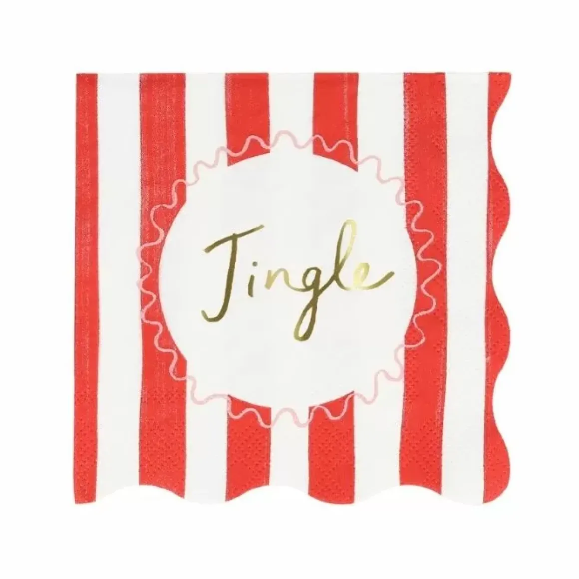 Servetten Striped Christmas (16St) Meri Meri