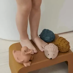 Siliconen Badspeeltjes Henrik Peppermint/Whale Blue Liewood