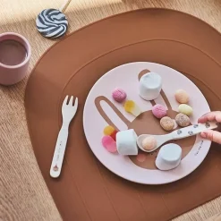 Siliconen Bekers Tiny Inka Caramel-Roze (2St) Oyoy