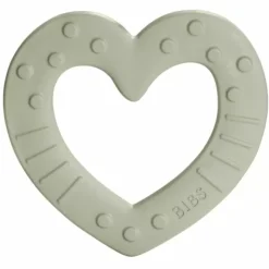 Siliconen Bijtring Heart Sage Bibs