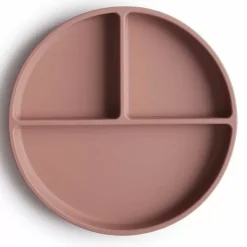 Siliconen Bord Cloudy Mauve Mushie & Co