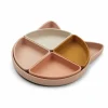 Siliconen Bord Met Vakken Arne Cat Rose Multi Mix Liewood