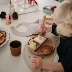 Siliconen Bord Natural Mushie & Co