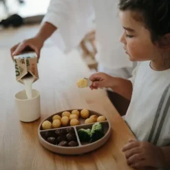 Siliconen Bord Natural Mushie & Co